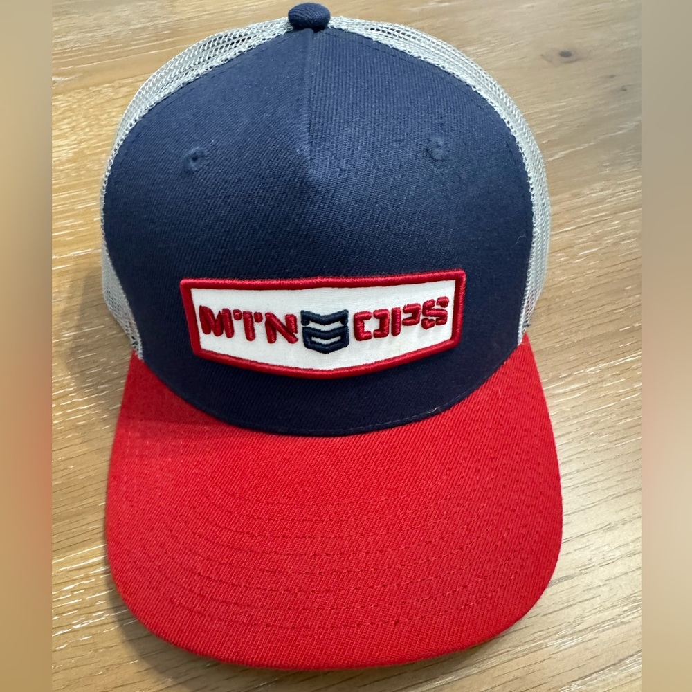 Red and Blue MTN OPS Trucker Hat